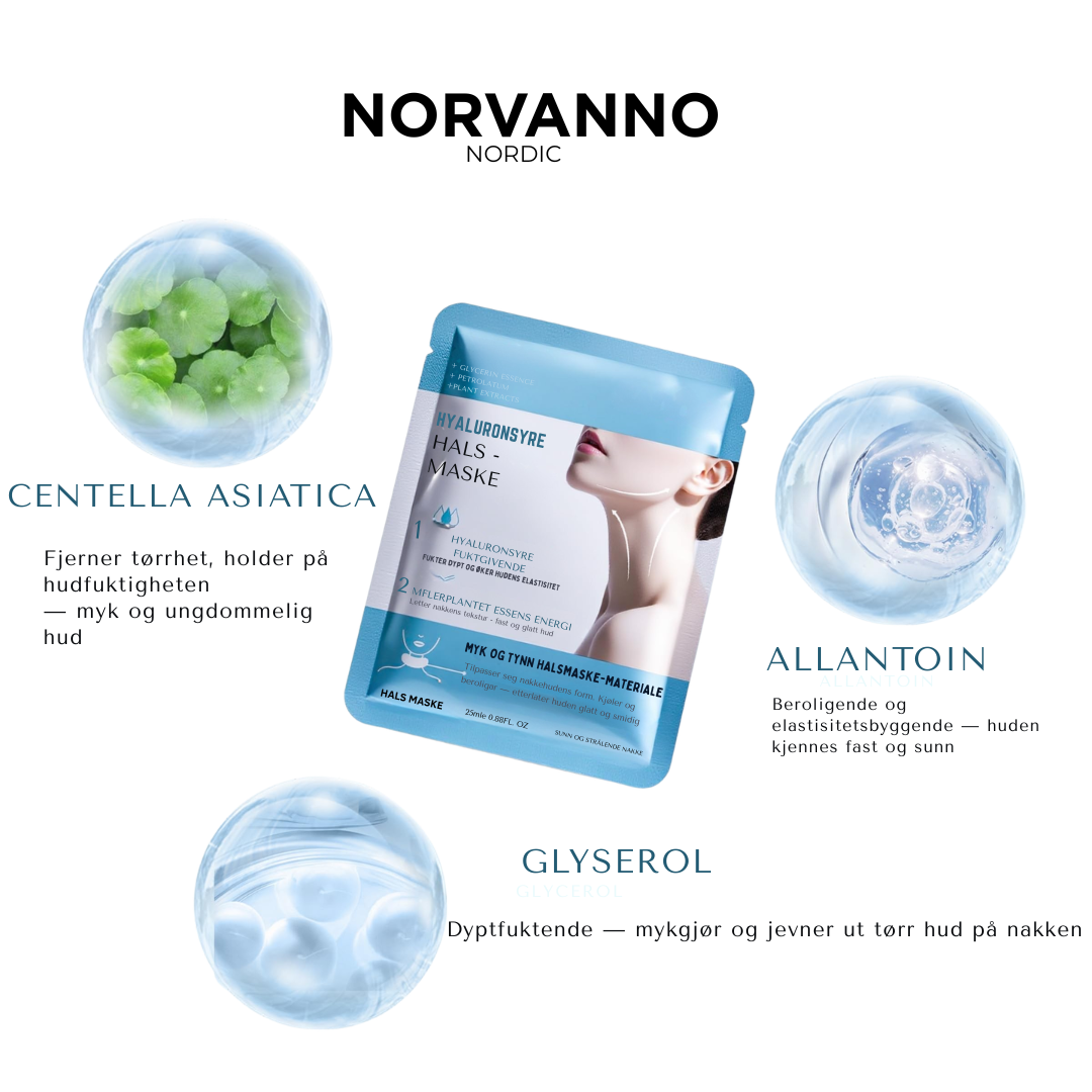 Anti-Rynker Halsmaske