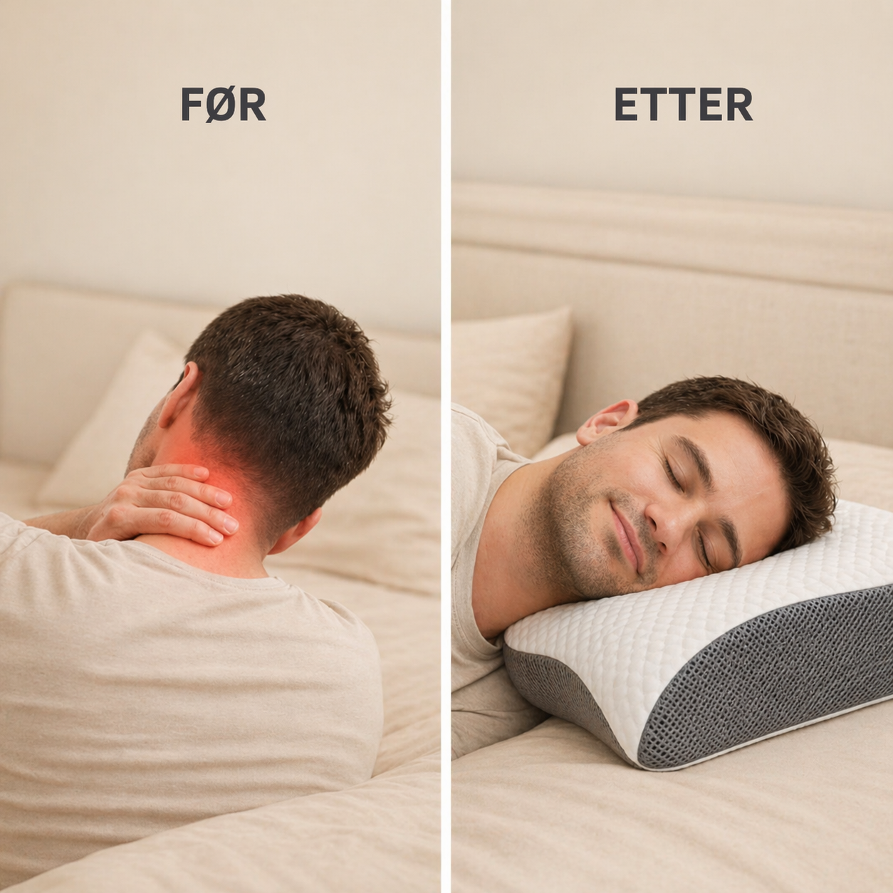 Norvanno™ Ergonomisk Nakkepute